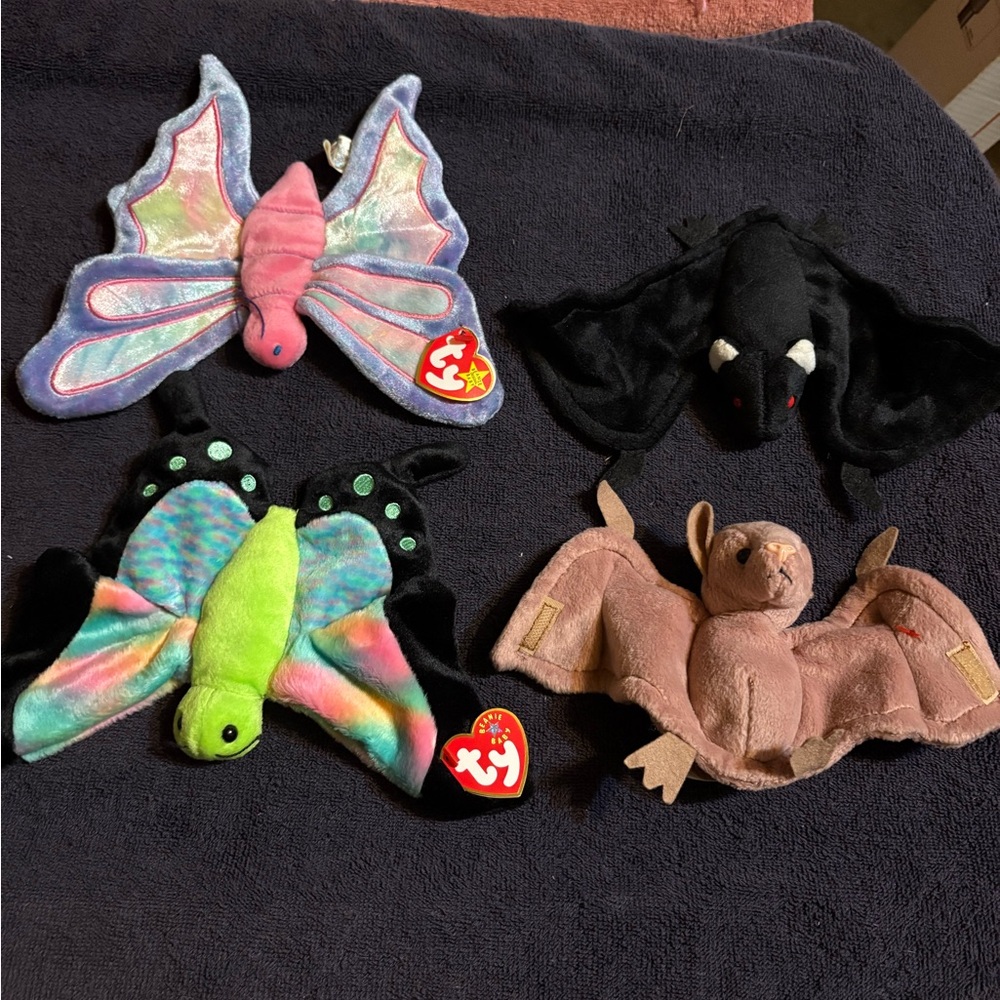 Ty Butterfly and Bat Collection